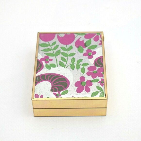 Vintage Rochelle Rose Brooch Gold Tone Rose Bud Flower Pin in Original Box - Picture 10 of 10